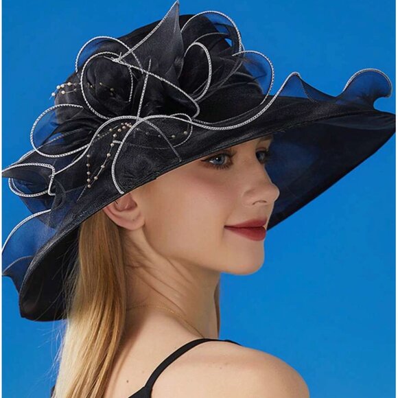 Accessories - 🖤 Sheer Black 🖤 Derby Day Hat